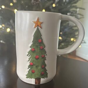 Rae Dunn White Christmas Tree Mug